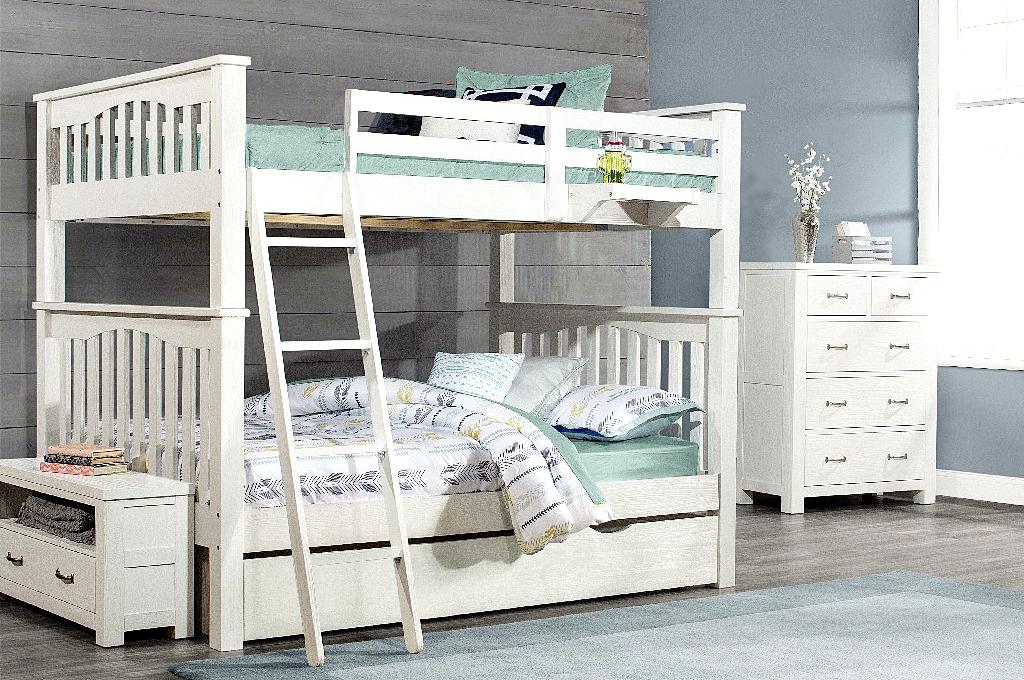 Bunk Bed Trundle Hanging Nightstand Wood Hillsdale